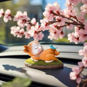 Moule en silicone époxy fait main M50530 pour décoration créative de tableau de bord de voiture, motif cerf Yi <span class=keywords><strong>Lu</strong></span> Ping An, accessoires de voiture - Product Image 2