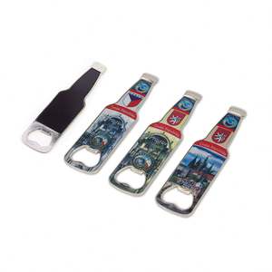 Imán Decorativo para el Hogar, Abridor de Botellas Metálico 3D, Imán para Refrigerador Personalizado - Product Image 1