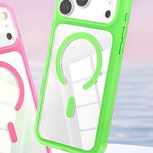 Funda Magnética Transparente Delgada para <span class=keywords><strong>iPhone</strong></span> 18 Pro / 18 Pro Max con Borde Elevado para la Cámara - Product Image 2