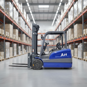 מלגזה חשמלית שקטה בעלת 3 גלגלים 1.5-2 טון מאושרת לעבודה בלילה עבור מילוי מעברים צרים וערימת משטחים עם סוללת ליתיום-יון - Product Image 3