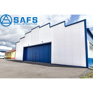 Struttura a traliccio in acciaio per hangar industriale aeronautico per impianti aeronautici - Product Image 3
