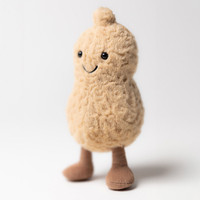 Peluche Jelly Cat Peanut, best-seller de la série Amuseables, jouet en peluche de haute qualité, adorable poupée Amuseables Peanut, cadeau idéal pour un anniversaire