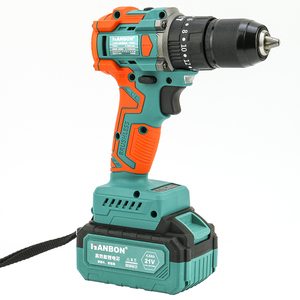 Customizable 21V Cordless Mini <b>Drill</b> 13MM Lithium Battery Variable Speed Brushless Motor Handheld Power Tool OEM 140809 Battery - Product Image 1