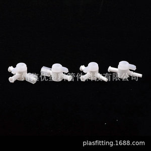 วาล์วลูเออร์แบบ 3 ทาง ยี่ห้อ JU Collection ชนิดปลั๊ก สำหรับเปลี่ยนทิศทางการไหล ใช้ในห้องปฏิบัติการทางการแพทย์ สำหรับของเหลวที่เป็นกรดอ่อนและด่าง แรงดันต่ำ 0-1 MPa - Product Image 3