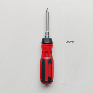 6 In 1 Ratchet Screwdriver 142mm Magnetic Phillips Bit Multi Functional Household Tool Diy Repair Kit - Product Image 4
