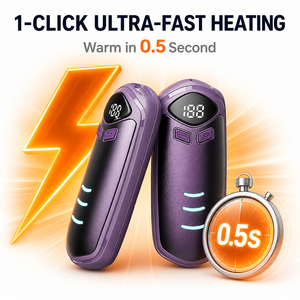 Calentador <span class=keywords><strong>de</strong></span> Manos Recargable con Pantalla Digital, Calentamiento Rápido, Magnético, Portátil, Tipo C, Calentador <span class=keywords><strong>de</strong></span> Bolsillo, Batería <span class=keywords><strong>de</strong></span> 6000 mAh, Protección Contra Sobrecalentamiento, para el Hogar - Product Image 3