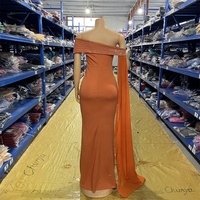 Livraison Rapide CY901995 Robe Longue Élégante Femme Épaules Dénudées Strass pour Dîner de Gala et Fête d'Anniversaire 2025