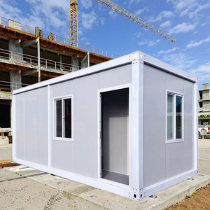 China Factory's 20ft Mobile Office Prefabricated Modular Flat Pack Container <b>Portable</b> Steel Prefab House for Living Room Kitchen - Product Image 5