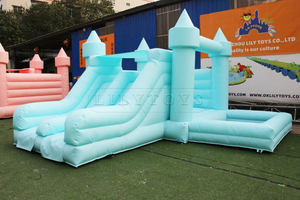 Château gonflable en tissu PVC Lilytoys pour enfants, trampoline de mariage, toboggan - Product Image 2
