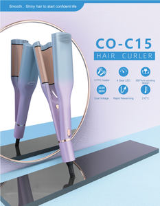 Fer <span class=keywords><strong>à</strong></span> friser professionnel <span class=keywords><strong>à</strong></span> ondes profondes PTC pour <span class=keywords><strong>cheveux</strong></span> volumineux - Product Image 4