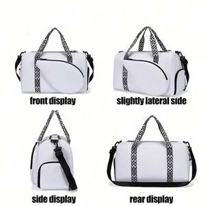 Sac de badminton portable multifonctionnel en nylon grande capacité, imperméable et tendance, pour hommes et femmes, idéal pour les voyages et la salle de sport - Product Image 5