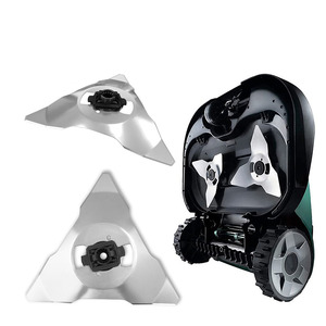 Thép Không Gỉ Mảnh Duy Nhất Tam Giác Lớn Lưỡi Cắt Cỏ Máy Cắt Lưỡi Cho <span class=keywords><strong>Robomow</strong></span> Robot Máy Cắt Cỏ - Product Image 4