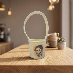 Portavasos de Lona Ecológico Directo de Fábrica, Proveedor para Cafeterías y Marcas de Bebidas, Diseño Reutilizable, Opciones de Tamaño Personalizado - Product Image 1