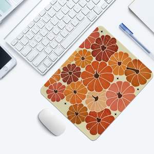 橙色鼠标垫个性化艺术品印刷批发计划 大量鼠标垫 - Product Image 2