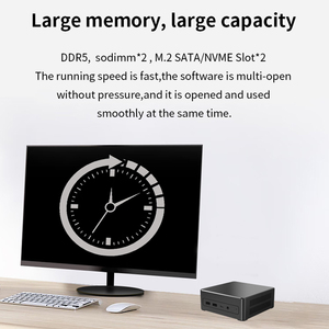 Mini <span class=keywords><strong>PC</strong></span> type-c 4.0 Amd R9 disque dur SSD Portable USB 3.2 Gen2 Interface bureau éducation entreprise ordinateur de bureau petit <span class=keywords><strong>espace</strong></span> - Product Image 3