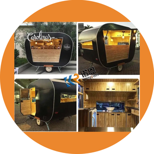 Remolque de Comida Móvil 2025 para Venta de Café, Bar Ambulante, Camión de Barbacoa Rápida, Carrito de Hot Dogs, Furgonetas de Pizza y Aperitivos - Product Image 2