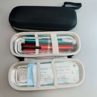 Pochette isotherme personnalisée en EVA, sac de rangement de voyage à coque rigide avec doublure en aluminium
