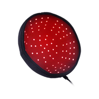 Gorra de terapia de luz roja de 660nm de venta caliente de fábrica, gorra LED con 108 perlas de luz para el crecimiento del cabello, cuidado del cuero cabelludo, color personalizado
