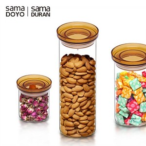 2024 haute qualité cuisine verre réservoir de stockage haute Borosilicate verre joint Pot bambou couvercle verre boîtes fruits secs Snack stockage - Product Image 3