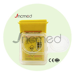 बायोखतरे सुई और सिरिंज निपटान बिन 1 एल शार्क कंटेनर - Product Image 3