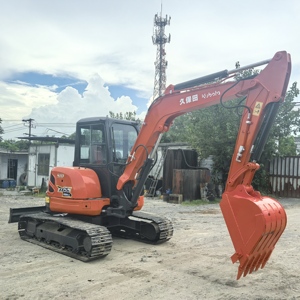 Mini-excavatrice sur chenilles de 5 tonnes, d'occasion, d'origine japonaise, Kx155-5, pour travaux agricoles, de jardinage et de construction urbaine, en stock, diesel hydraulique - Product Image 4
