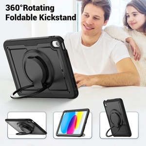 Étuis de protection rotatifs pour tablette Apple iPad, design hybride 2 en 1 en TPU et PC, protection intégrale robuste et résistante - Product Image 5