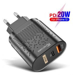Android Charger 20W USB-<b>C</b> High Power 3A Multi-port USB Travel <b>Adapter</b> for IPhone13 12 Cellphone USB Adaptive Fast Charger - Product Image 2