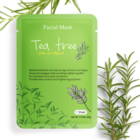 Masque facial en feuille hydratant éclaircissant 100% naturel biologique meilleur éclaircissant hydratant contrôle de l'huile vitamine C masque facial aux fruits