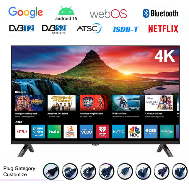 50 Inch 4K UHD HDR TV QLED TV Smart TV, Google TV with Ultra Narrow Bezel, High Color Gamut & Dolby Audio for Home Entertainment
