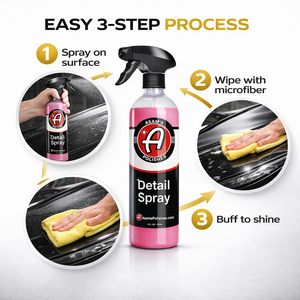 Spray para Detallado de Autos (473ml) - Limpieza Rápida, Alto Brillo, Seguro para Pintura y Vidrio, Todas las Superficies, Autos Nuevos y Usados - Product Image 3