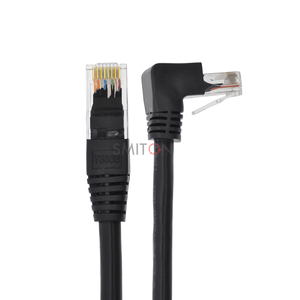 Cavo Ethernet LSZH Cat5 con Angolo di 90 Gradi, Cavi di Comunicazione <span class=keywords><strong>Internet</strong></span> - Product Image 1