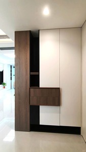 Meuble d'entrée de luxe avec miroir de toilette intégré, banc à chaussures, meuble d'entrée de salon personnalisé - Product Image 4