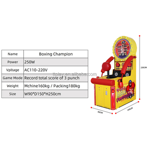 Máquina de Juego de Boxeo Operada con Monedas, Certificada por CE, Directo de Fábrica, Saco de Boxeo Electrónico para Centros de Entretenimiento Interiores - Product Image 4