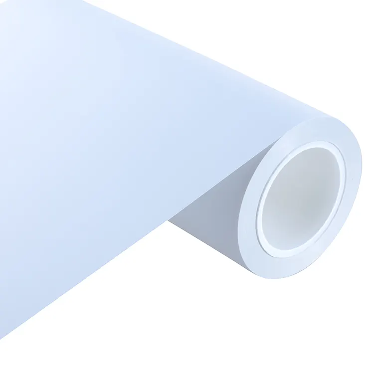 Pellicola autoadesiva in materiale per etichette bianco lucido in PP