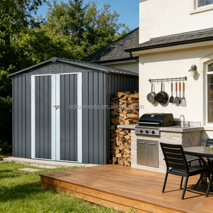 Montage facile avec fonction anti-corrosion. Abri <span class=keywords><strong>de</strong></span> <span class=keywords><strong>jardin</strong></span> <span class=keywords><strong>en</strong></span> métal économique, fabriqué <span class=keywords><strong>en</strong></span> Chine - Product Image 1