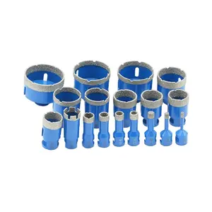 DEYI 5 MM -130MM M14 Thread Vacuum Brazed Core Drill bits hole saw Drilling cutter Diamond drill bit for Porcelain tile Marble