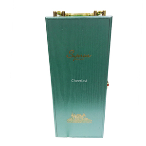 Grande <span class=keywords><strong>Bouteille</strong></span> Simple en <span class=keywords><strong>bois</strong></span> de Paquet Boîte D'emballage de Vin et <span class=keywords><strong>1</strong></span> <span class=keywords><strong>bouteille</strong></span> de vin cadeau boîte - Product Image 3