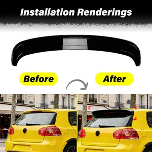 สำหรับ Golf 5 Golf MK5 R32 ปี 2003 2004 2005 2006 2007 อุปกรณ์ตกแต่งสปอยเลอร์หลังคาท้ายรถยนต์ - Product Image 2