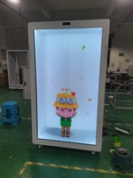 11.6-86 pouces intérieur 3D hologramme vidéo interactive holographique écran tactile boîte Lcd Transparent Holobox vitrine vitrine