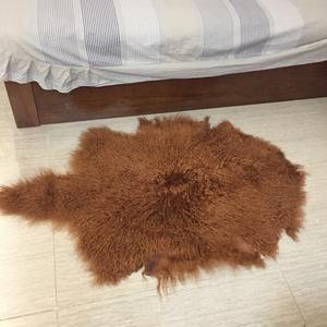 Rifinitura con collo di pelliccia di agnello mongoliano e ricci tibetani - Product Image 2