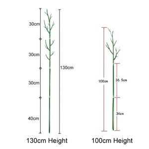 Mezclas de jardín en estaca para plantas en maceta, rama de flores, palos de poste, varilla ajustable, ramita desmontable, juego de estacas de soporte de plástico para plantas - Product Image 3