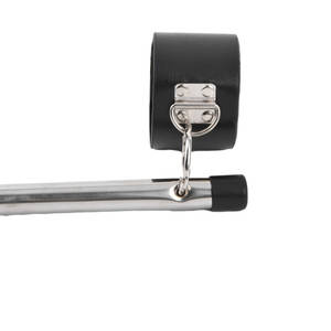 Manette in Pelle con Barra Divaricatrice in Acciaio, Giocattoli BDSM per Coppie, Accessori Fetish per Adulti - Product Image 4