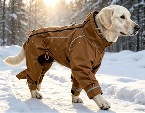 Chaqueta Impermeable y Cortavientos para Perro, con Reflectores y Cordón Ajustable, para Senderismo y Actividades al Aire Libre en Invierno, para Perros Medianos y Grandes - Product Image 1