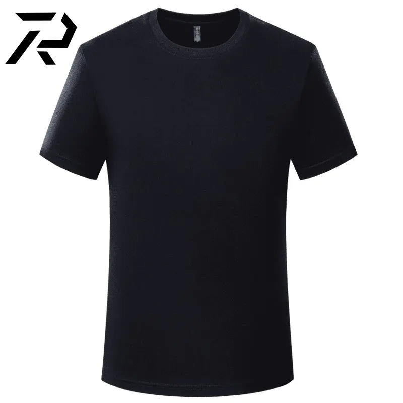 Black And White Regular Fit Logo Cheap Vendor Gym Custom Graphic Muscle Men Wash Cotton Tee Manufacture Oversize T Shirt