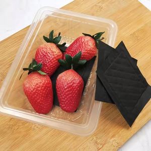 Hot Selling Pack Fruit Vegetable <b>Meat</b> Absorbent Pads Food Grade Cellulose Absorbent Eco Soaker Pads - Product Image 3