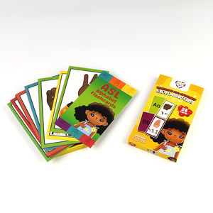 Tarjetas <span class=keywords><strong>de</strong></span> Memoria Flash del <span class=keywords><strong>Alfabeto</strong></span> ABC para Niños, Personalizadas OEM, Aprendizaje Temprano, Esquinas Redondeadas, Caja <span class=keywords><strong>de</strong></span> Regalo, Venta al Por Mayor - Product Image 1