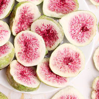 Natuurlijk gevriesdroogde vijgenschijfjes, bulk FD fruit grondstof, aangepaste verpakkingen & private label beschikbaar