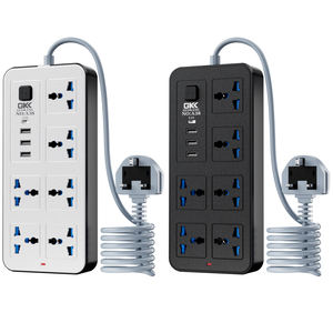 Multiprises de Gros à Fiche Britannique avec Port USB, <span class=keywords><strong>Prise</strong></span> <span class=keywords><strong>Universelle</strong></span> Internationale Haute Performance, Courant Nominal 13A, Norme UE - Product Image 4