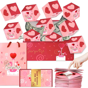 Caja de Regalo Personalizada con Diseño Pop-Up, Magnética, Plegable, de Cartón, para Sorpresas, Dinero, Fiestas, Cumpleaños, San Valentín - Product Image 3