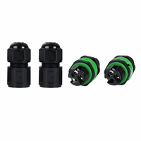 Connecteur étanche IP68 3 voies mâle et femelle Greenway Nylon 17,5A 450V V0 ignifuge certifié ETL CE UKCA CB RoHS